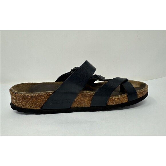 Birkenstock Mayari Black Leather Slip On Sandal Comfort size 36 US 5/5.5 - Picture 5 of 9